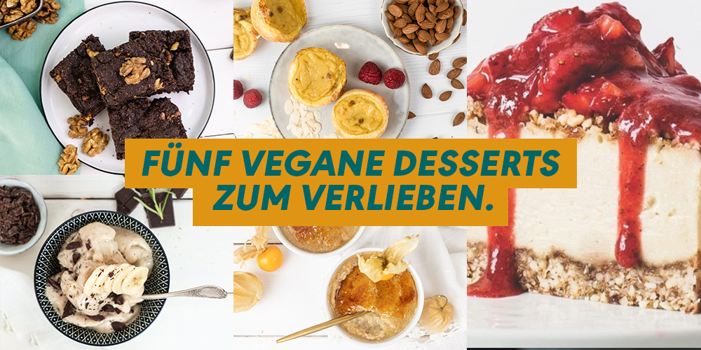 Desserts vegan Headerbild