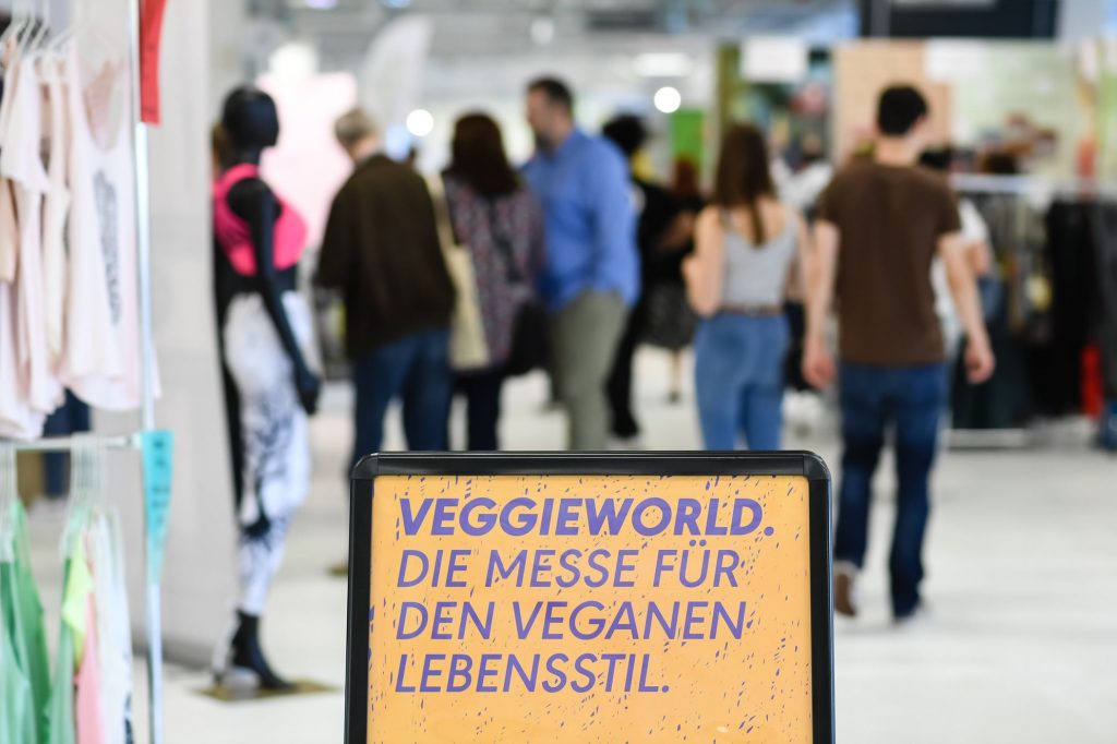 Plakat von der VeggieWorld München 2018