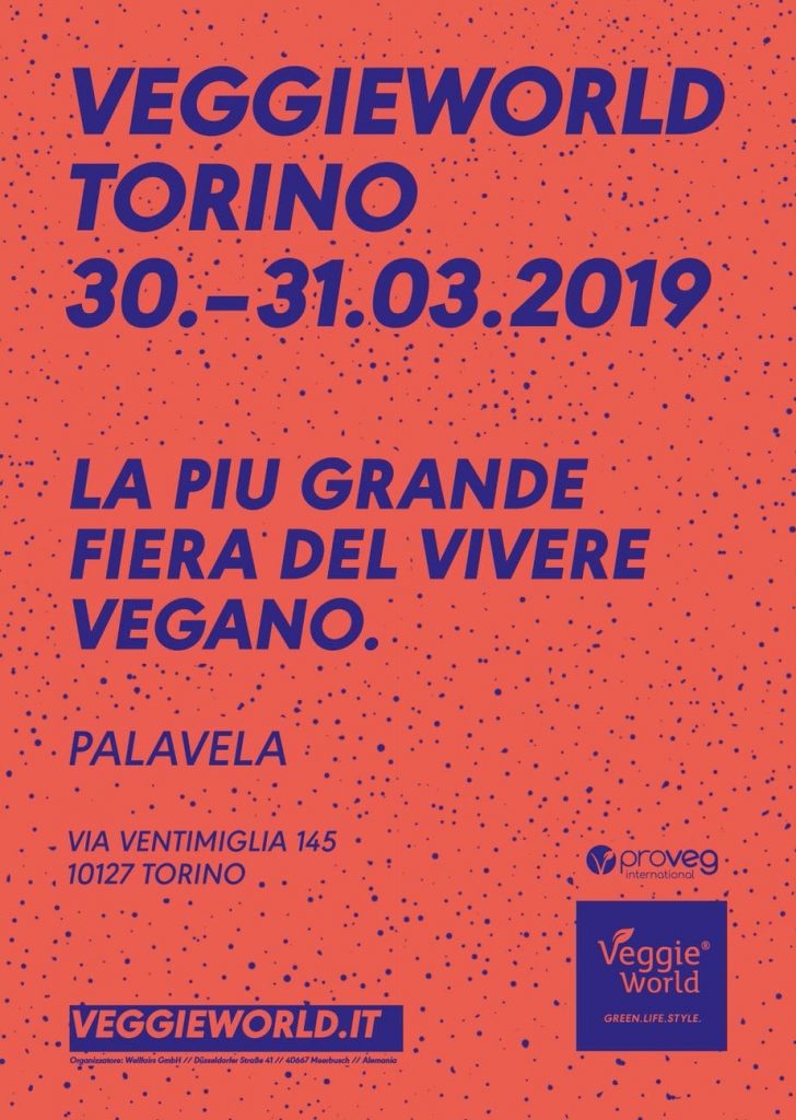 Eventposter VeggieWorld Turin 2019