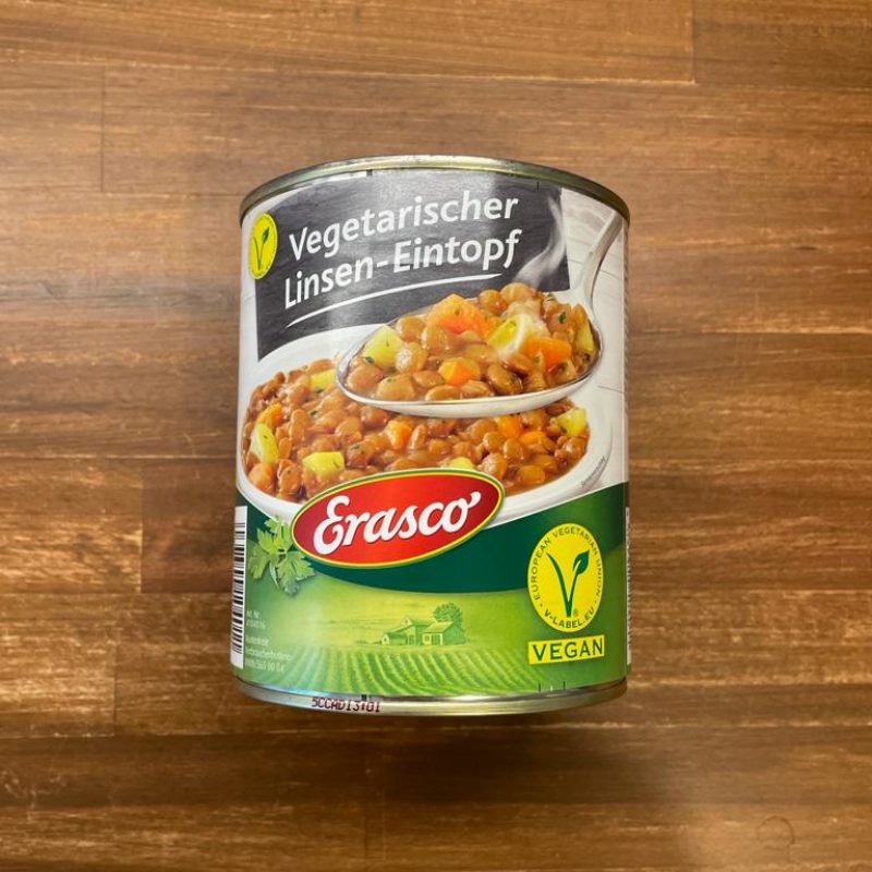 Erasco Fertiggericht Suppen Eintopf Vegan