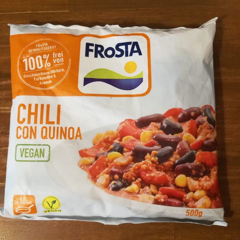 Chili Frosta vegane Fertiggerichte